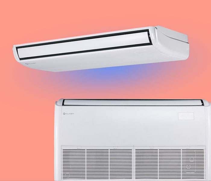 Unità interne a SOFFITTO E PAVIMENTO 